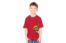 Dětské tričko DEDRUŚ červené, vel. 4/110cm, 100%  bavlna