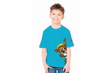 Dětské tričko DEDRUŚ tyrkysové, vel. 12/158cm, 100% bavlna