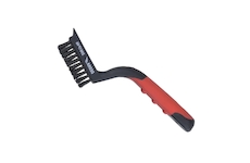 Drátěný kartáč 5řadý, nerezový, 180 mm, dvoumateriálová rukojeť