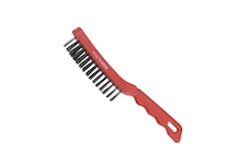 Drátěný kartáč 5řadý, ocelový, 270 mm, rukojeť plast