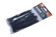 EXTOL PREMIUM 8856152 pásky stahovací na kabely černé, 100x2,5mm, 100ks, nylon PA66