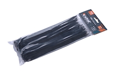 EXTOL PREMIUM 8856156 pásky stahovací na kabely černé, 200x3,6mm, 100ks, nylon PA66