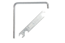 Imbusový klíč 4mm 75x75mm a klíč Activ HV-11 pro seřízení oken, sada