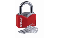 Litinový visací zámek kosočtverec s krytem 40mm