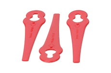 Náhradní plastové nože do křovinořezů 20 ks