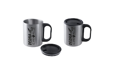 Nerezový hrnek s víčkem