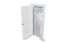 Prachová záclona 120x220cm, zip