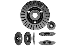 Rotační rašple zapuštěná 125 mm, jemná hrubost 1