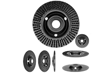 Rotační rašple zapuštěná 125 mm, střední hrubost 2