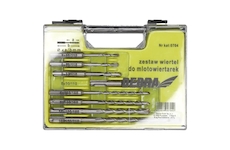 Sada 8 vrtáků pro vrtací kladiva