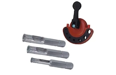 Sada vrtáků 6,8,10mm+vodící šablona