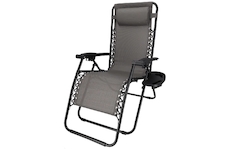 Skládací lehátko, vícepolohové ZERO GRAVITY 157x65x107 cm