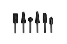 Stopkové frézy na kov a dřevo 6dílná sada, stopka 6 mm