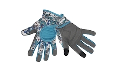 Zahradní rukavice, květinový potisk, velikost 9