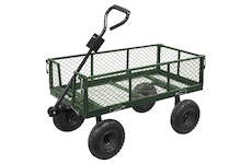 Zahradní vozík se síťkou 96x50x80 cm